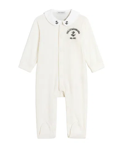 Dolce & Gabbana Terry Pajama In White