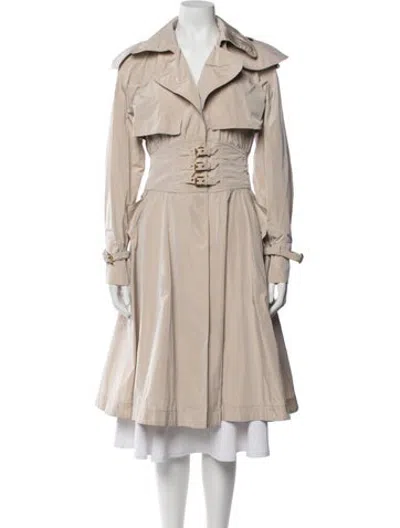 Pre-owned Dolce & Gabbana Trench Coat In Neutrals