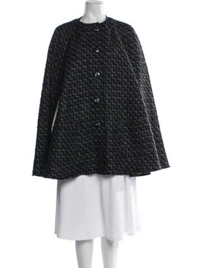 Pre-owned Dolce & Gabbana Vintage 2010's Cape In Blue