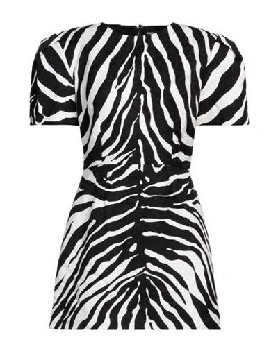 Dolce & Gabbana Woman Mini Dress Black Size 10 Viscose, Cotton