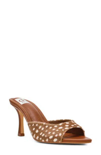 Dolce Vita Dv By  Svetlana Faux Leather Slide Sandal In Brown