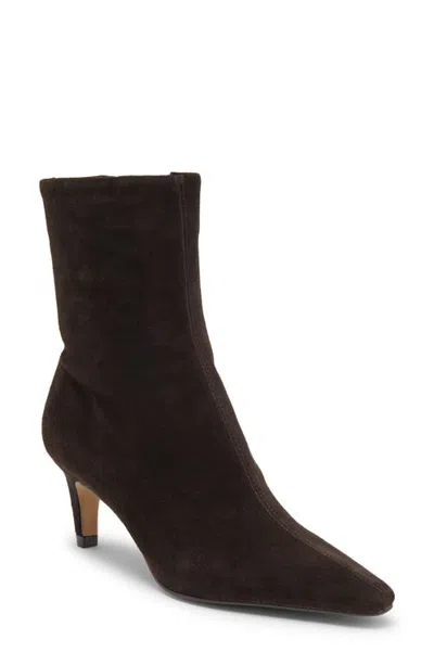 Dolce Vita Karlie Leather Bootie In Blue