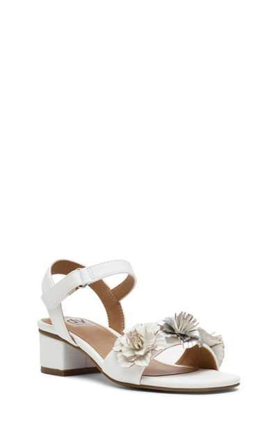 Dolce Vita Kids' Gazella Flower Strap Sandal In White