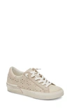 Dolce Vita Zina Sneaker In Oatmeal Floral Eyelet