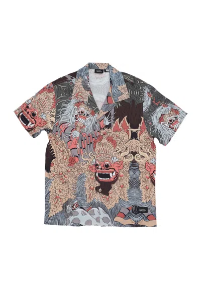 Dolly Noire Shirt Short Sleeve Barong And Rangda Bowling Shirt Multi