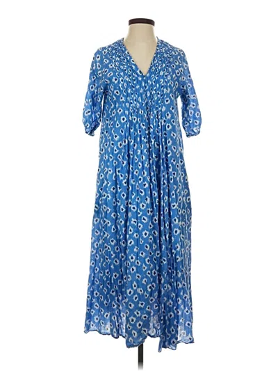 Pre-owned Dolma Casual Dress In Blue