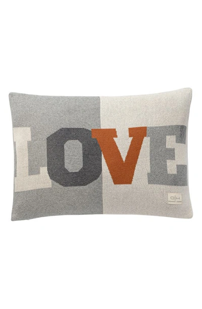 Domani Home Love Accent Pillow In Rust