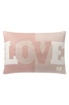 Domani Home Kids' Love Accent Pillow In Blush