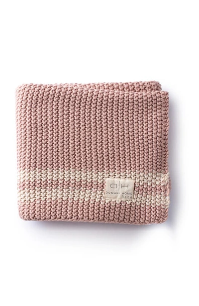 Domani Home Marici Baby Blanket In Pink