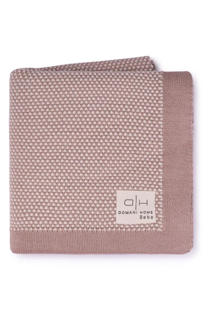Domani Home Stipple Baby Blanket In Pink