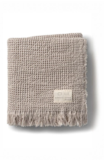 Domani Home Waffle Muslin Baby Blanket In Neutral