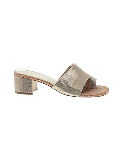 Pre-owned Donald J Pliner Sandals In Silver