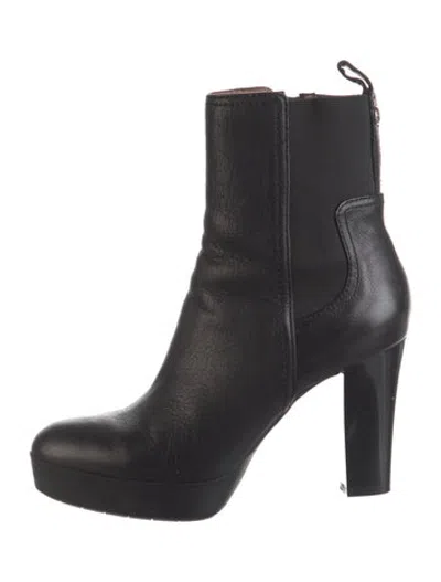 Pre-owned Donald Pliner Leather Boots In Black