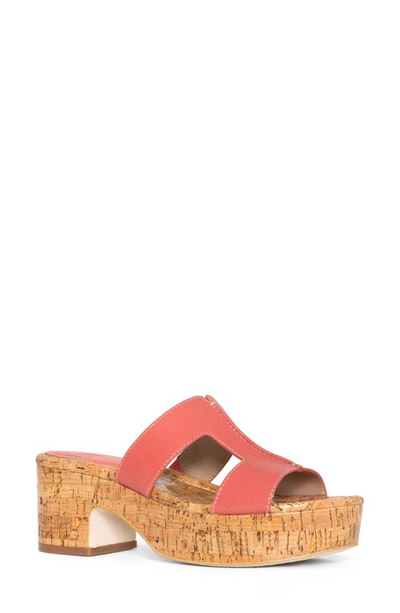 Donald Pliner Platform Sandal In Coral