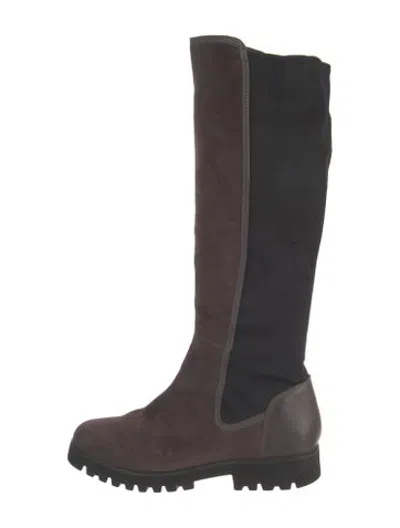 Pre-owned Donald Pliner Suede Boots In Brown