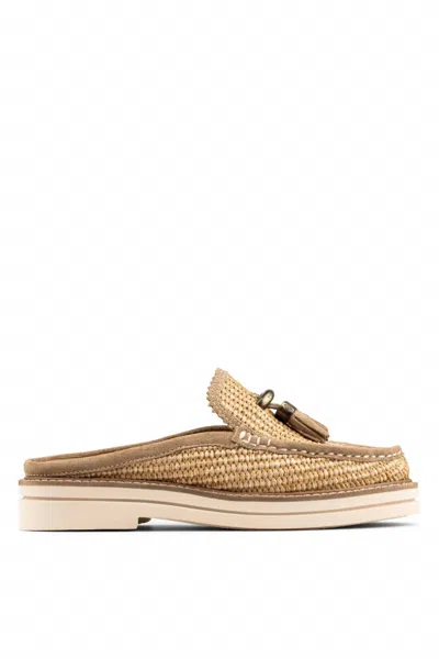 Donald Pliner Women's Lyndall Raffia Mules In Tabacco In Multi