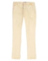 Dondup Man Pants Sand Size 35 Cotton, Elastane In Beige