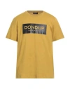 Dondup Man T-shirt Mustard Size L Cotton In Yellow