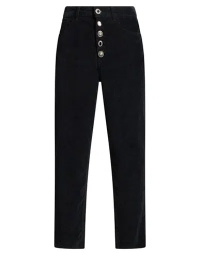 Dondup Woman Pants Black Size 26 Cotton, Lyocell, Elastane