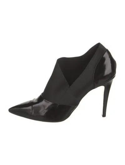 Pre-owned Donna Karan Leather Boots In Black