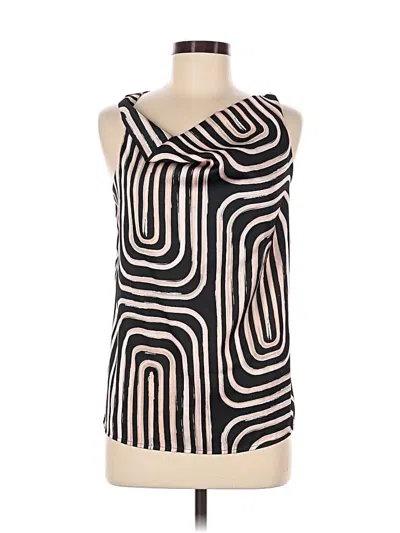 Pre-owned Donna Karan Sleeveless Blouse In Black