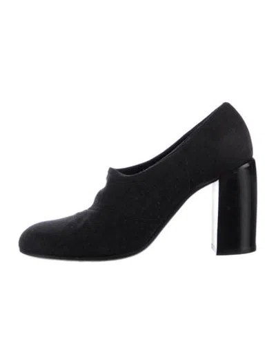 Pre-owned Donna Karan Suede Boots In Black