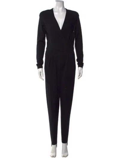 Pre-owned Donna Karan Vintage 1980's Jumpsuit In Black