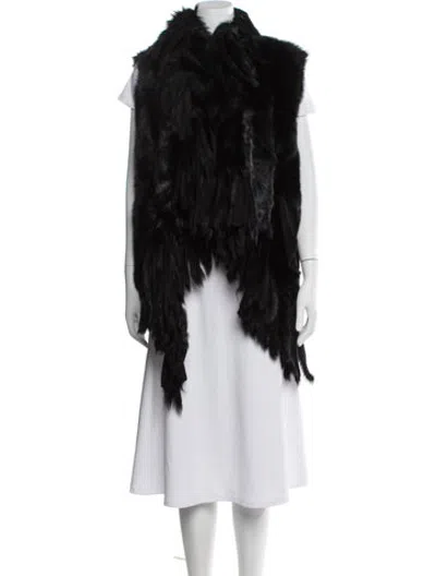 Pre-owned Donna Karan Vintage 2000's Vest In Black