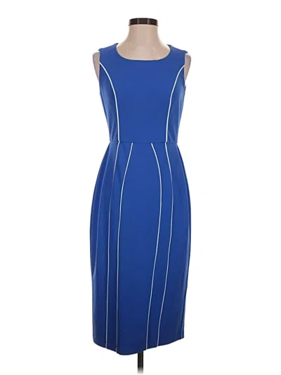 Pre-owned Donna Morgan Cocktail Dress In Blue