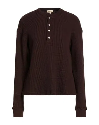 Donni . Woman Sweater Chocolate Brown Size Xl Cotton