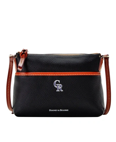 Dooney & Bourke Women's  Colorado Rockies Ginger Crossbody Purse In Black