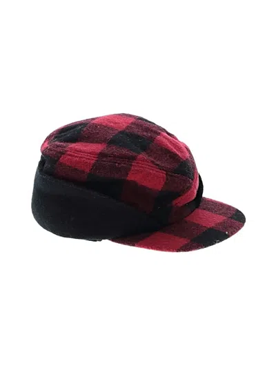 Pre-owned Dorfman Pacific Hat In Burgundy