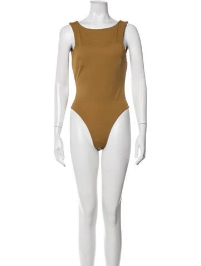 Pre-owned Dos Gardenias One-piece W/ Tags In Brown