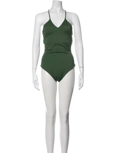 Pre-owned Dos Gardenias One-piece W/ Tags In Green
