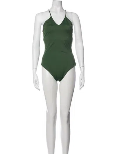 Pre-owned Dos Gardenias One-piece W/ Tags In Green