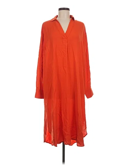 Pre-owned Double Zero Casual Dress In Orange