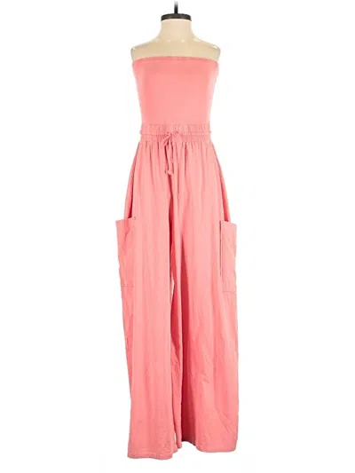 Pre-owned Double Zero Jumpsuit In Pink