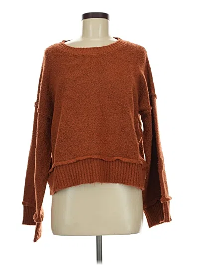 Pre-owned Double Zero Pullover Sweater In Brown