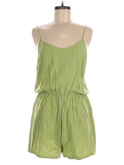 Pre-owned Double Zero Romper In Green