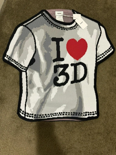 Pre-owned Doublet 3d Tee In White