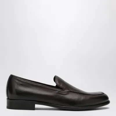 Doucal's Dark Brown Leather Loafers
