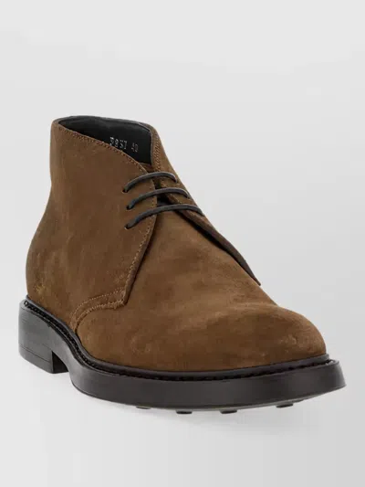 Doucal's Leather Chukka Boots In Multi