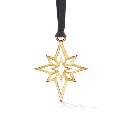 Dower & Hall Gold Guiding Star Christmas Decoration - Gilded Pewter