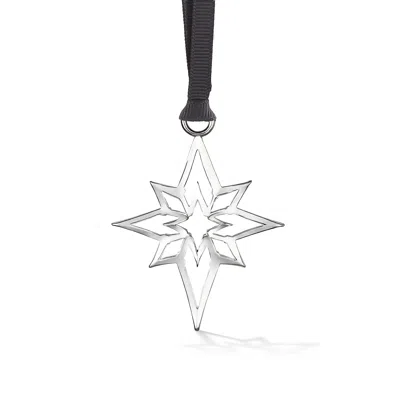 Dower & Hall Silver Guiding Star Christmas Decoration - Pewter
