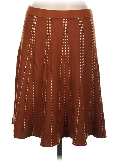 Pre-owned Downeast Casual Skirt In Brown