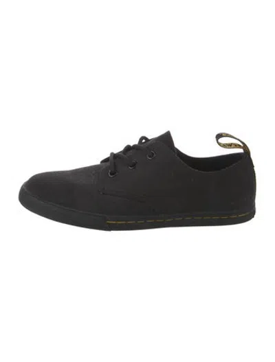 Pre-owned Dr. Martens Canvas Sneakers In Black