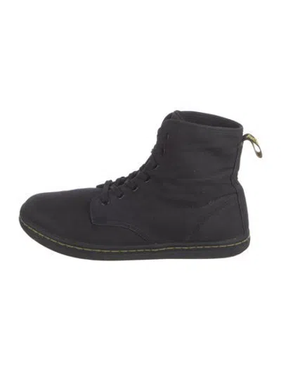 Pre-owned Dr. Martens Canvas Sneakers In Black