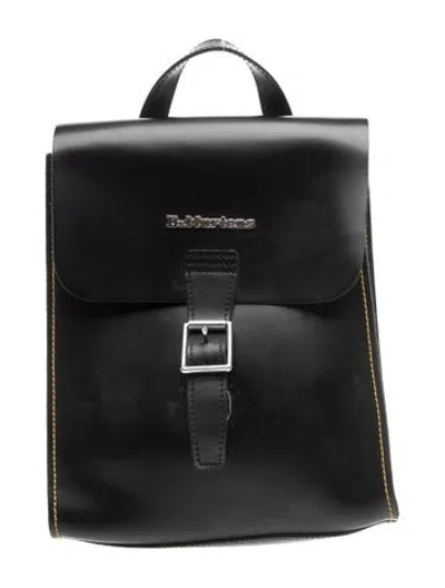 Pre-owned Dr. Martens Leather Backpack In Black