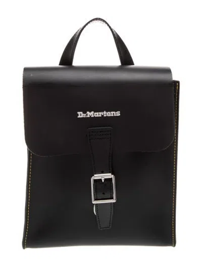 Pre-owned Dr. Martens Leather Backpack In Black