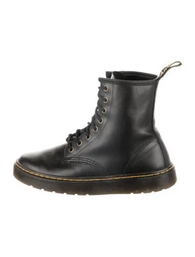 Pre-owned Dr. Martens Leather Boots In Black